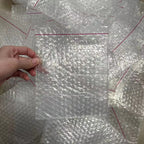 Self-Sealing Plastic Wrap Envelope Transparent Bubble Packing Bags PE Clear Shockproof Packaging Bag Double Film Bubble Bag