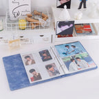 A5 3 Ring PU Leather Binder Kpop Photo Album Refill Pocket 1/2/4/6 3 Inch Photocard Sleeves PVC Free Postcard Collect Book Retro