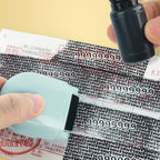 Ceramic Blade Theft Protection Roller Stamp for Privacy Confidential Data Guard Your Security Stamp Roller Privacy Seal Roller