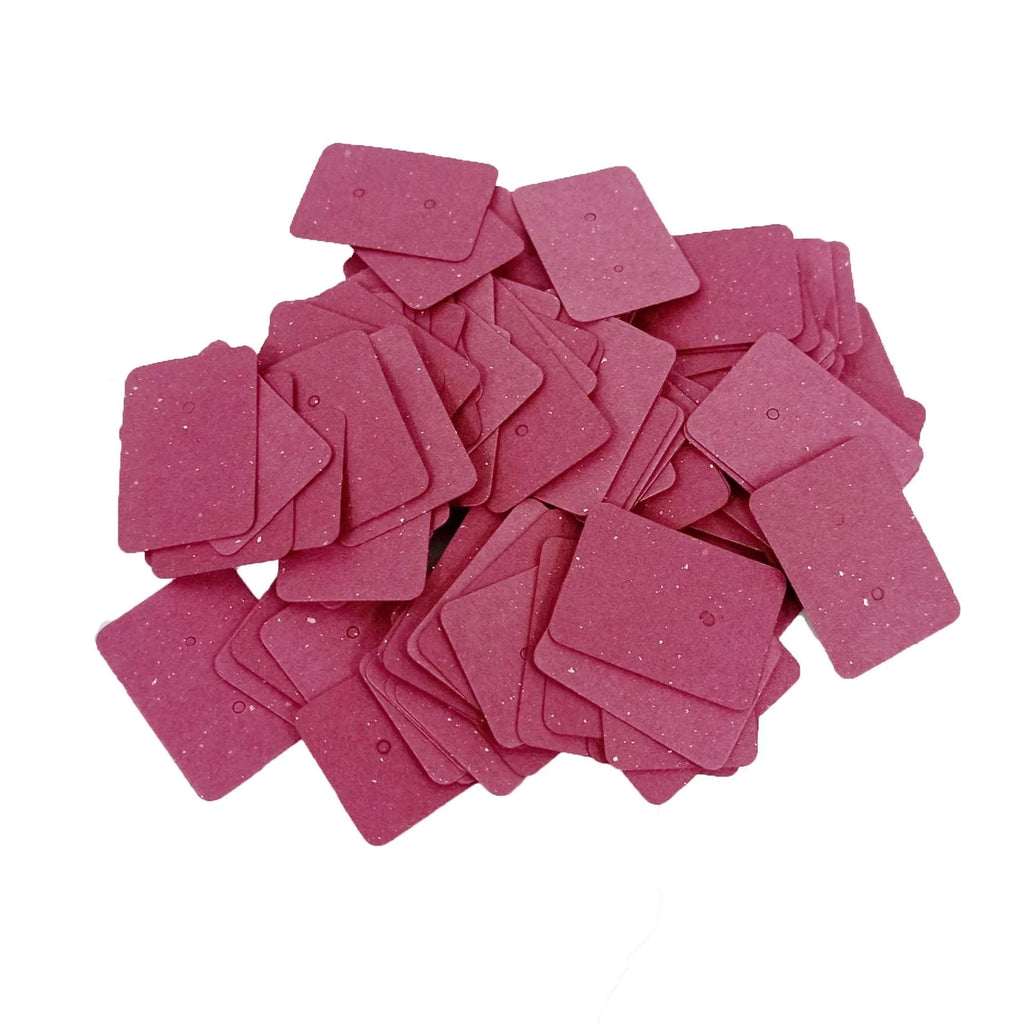 3.5*2.5cm 100Pcs/lot Kraft Paper Ear Studs Hang Tag Jewelry Display Card Earring Kraft Paper Tag Ear Ring Paper Hang Price Tags