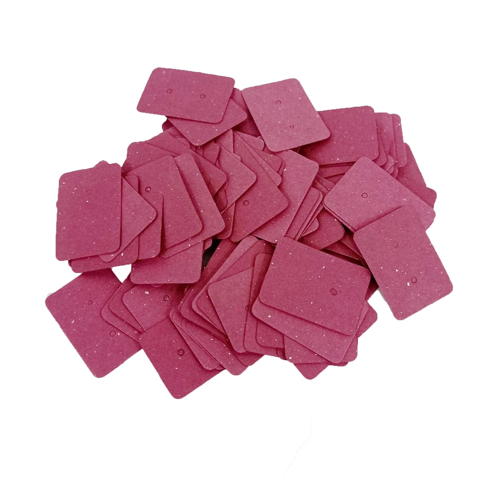 3.5*2.5cm 100Pcs/lot Kraft Paper Ear Studs Hang Tag Jewelry Display Card Earring Kraft Paper Tag Ear Ring Paper Hang Price Tags