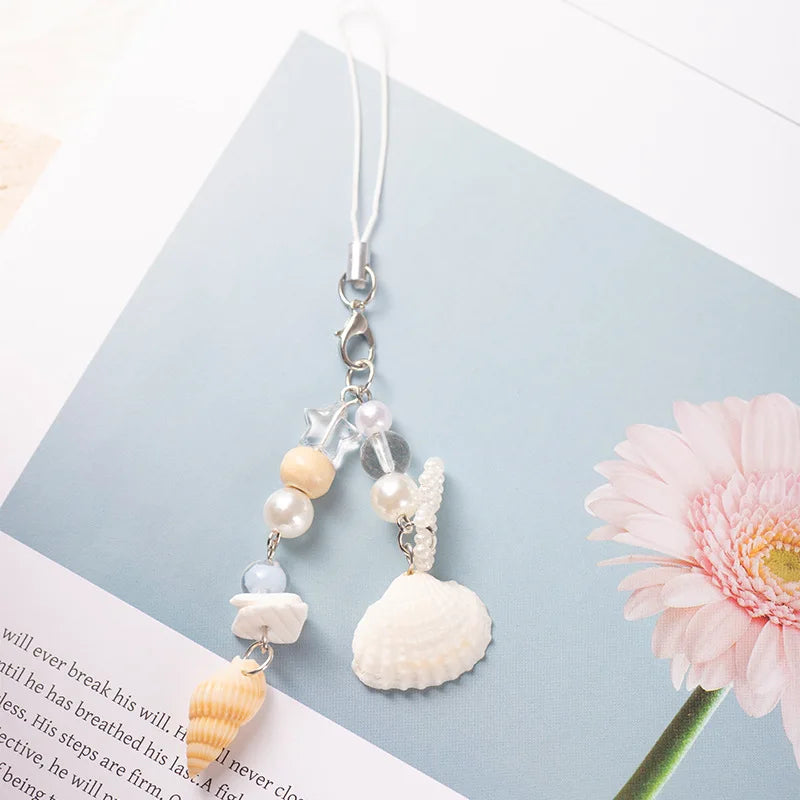 Cute Clouds Star Colourful Mobile Phone Strap Short Wrist Strap Charm Keychain Camera Chain Lanyard Universal Phone Case Lanyard