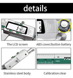 ET50 150mm Digital Caliper Stainless Steel Fraction / MM / Inch 0.01mm High Precision for Mechanical Components Measure