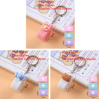 1-3sets Portable Cartoon Animal Mini Trumpet Stapler Paper Binder Stationery Staples Office Binding Tool School Kawaii Supplies
