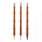 Oil Watercolor Chinese Calligraphy Brush Wood Oil Painting Art Paint Brush Wolf Hair Scriptures Writing Brush Drawing Tool