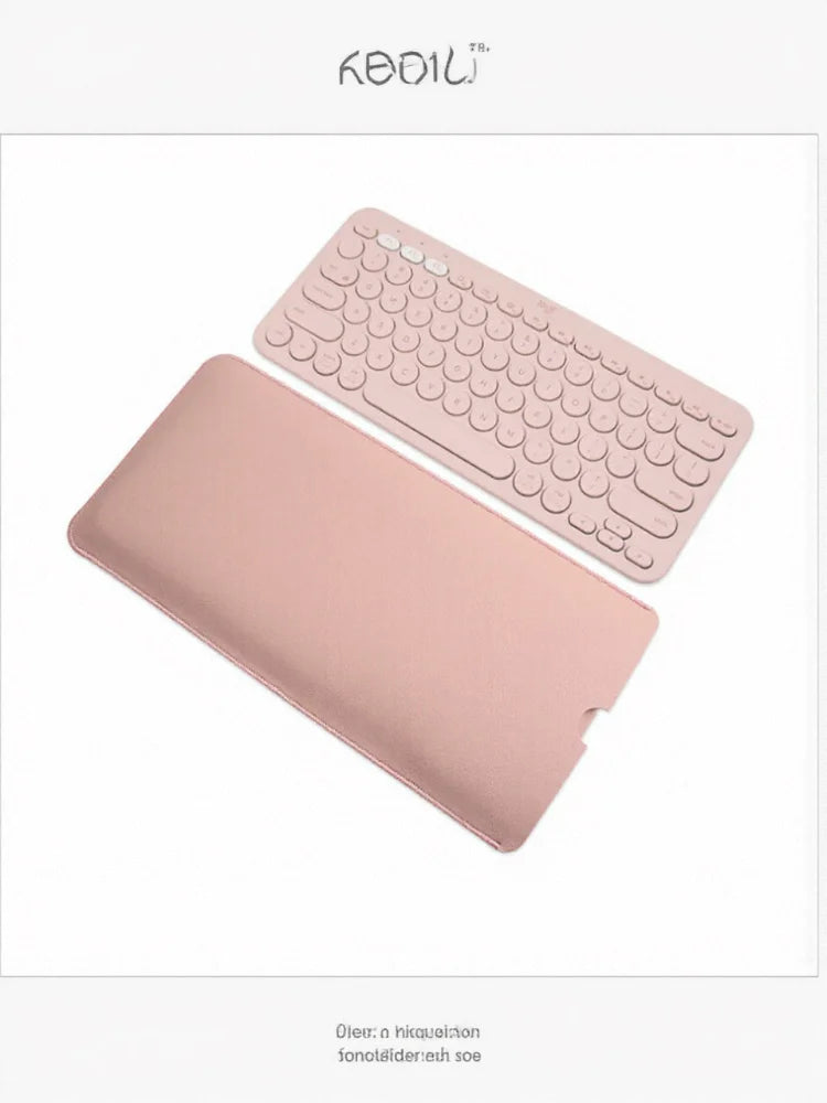 PU Leather Keyboard Case Wireless Keyboard Storage Bag For Logitech K380 Keyboard Dust Cover