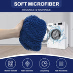 2pcs Reusable Microfiber Mop Pads for Swiffer Sweeper XL Dry Sweeping Wet Mop Cloths Replacement Sweeping Mopping Pad Refill