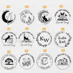 Custom Embosser Stamp,From the Library Embosser,Personalized Book Embosser Stamps,Custom Logo,Magic School,Gift for Book Lover