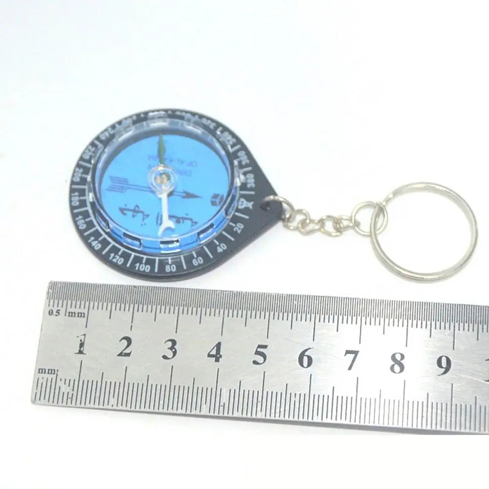 Muslim Qibla Compass Portable Outdoor Compasses For Hiking Direction Eid Pray Keychain Decor For Camping Mountaineering Hiking