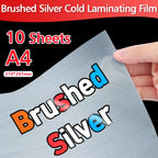 10/20/30/40/50/100 Sheets Printable Vinyl Sticker Paper A4 White Glossy Waterproof Self-Adhesive Copy Paper for Inkjet Printer
