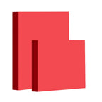 100pcs Red Double Sided Origami Handmade Square Paper cutting DIY Scrapbooking Craft A4 80gsm Copy Paper Inkjet Laser Printing