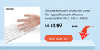 Keyboard Cover for Macbook Air 13 15 Pro 14 16 Touch Bar ID Silicone Protector Skin EU A3113 A3112 A3240 A2337 A3401 M1 M2 M3 M4