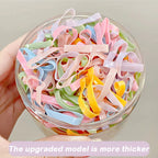 500PCS Upgraded Thickened Elastic Hair Bands For Women Girls Durable Hair Tie Not Easy To Break Rubber Bands Hair Accessories