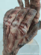 The Mummy Halloween Gloves for Adult Unisex Elastic Latex Gloves Scary Gloves Easter Day Mittens Cosplay Prop Accessories
