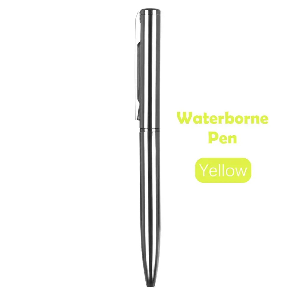 1 PC Mini Portable Waterborne Metal Ballpoint Pen Multiple Color Refills Signature Pen Advertising Pen Office School Supplies