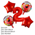 Cartoon Sesames Streets Birthday Party Supplies Kids Disposable Tableware Cup Plate Napkin Tablecloth Balloon Banner Decoration