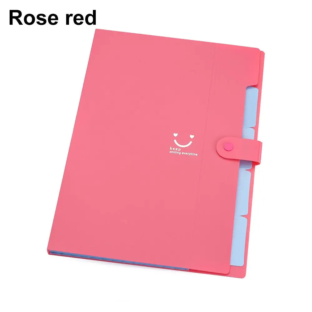 PVC A4 Quick Labor Folder New Suspended Type with Hook Filing Cabinet Dividers A4 Color Random Hanging File Folders School
