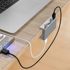 10Gbps USB HUB Clamp USB3.2/3.0/2.0 Splitter Adapter External Multi Clip Dock For iMac Macbook Lenovo Desktop PC Accessories