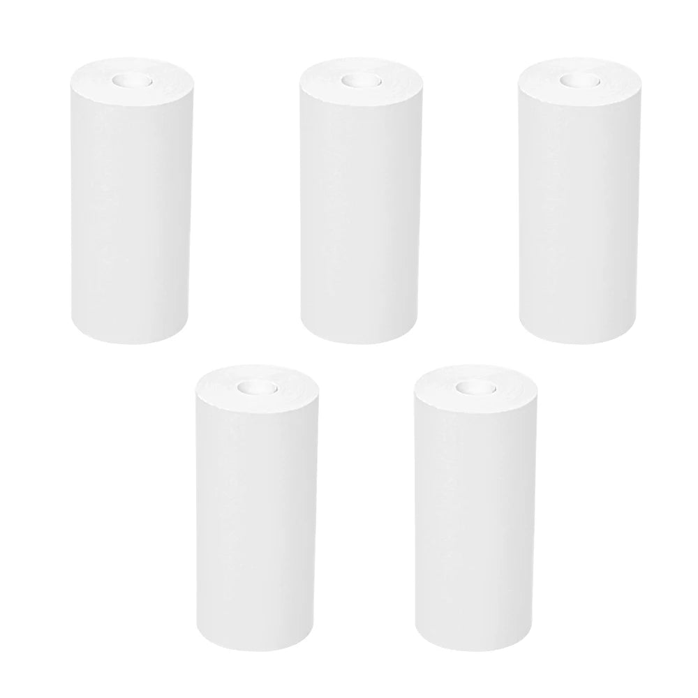 Colorful Label Sticker 57*25MM Self-adhesive Roll Paper Label Sticker Photo Inkless Printing Portable Mini Printer Thermal Paper