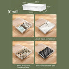 1Pc Transparent Storage Container Plastic Dustproof Box Stationery Jewelry Portable Large Capacity A4 A5 File Organizer Supplies