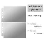 Expandable A5 3-ring Photo Album Organizer - Starry Soft-Pad Binder Album for 3" 3.5" Idol Photocard Pokemon Yu-Gi-Oh Card Album