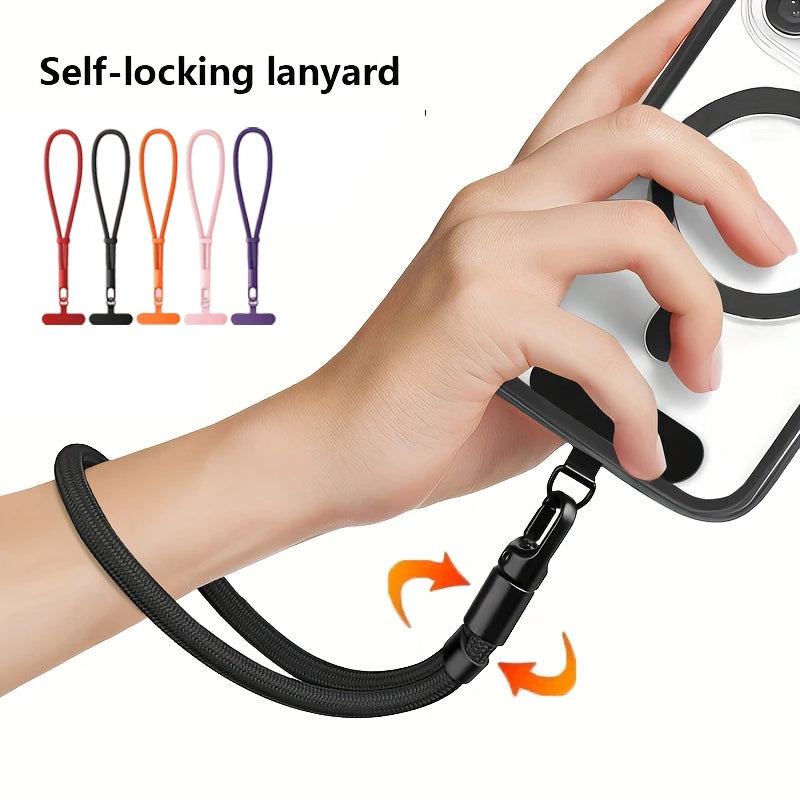 Phone Wrist Lanyard Rope Bracelet Anti Fall Drop TelePhone Hand Strap Cord Band Mobile For iPhone Samsung Cellphone Chain Charm