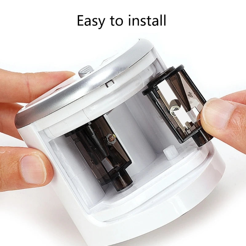 OFBK 2 Pack Pencil Sharpener Blade Electric Pencil Sharpeners Blade Plastic Material Pencil Sharpener Blade for Tenwin TW8004
