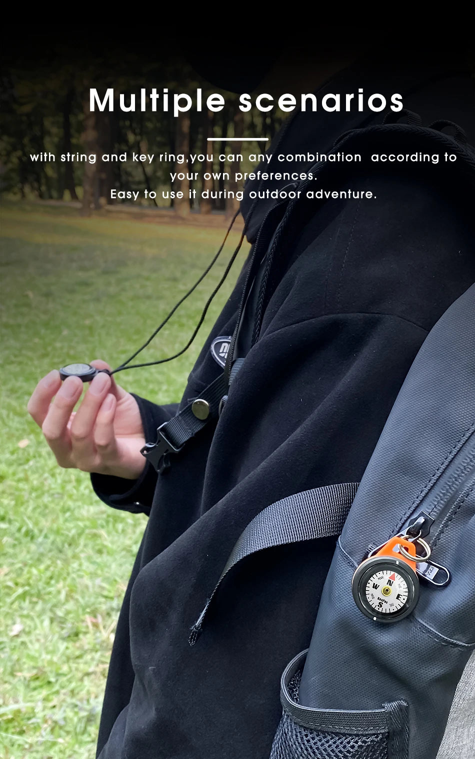 Kanpas EDC Outdoor Compass with Luminous / High Quality Compass / Outdoor Compass / Adventure Compass / K18 / K25