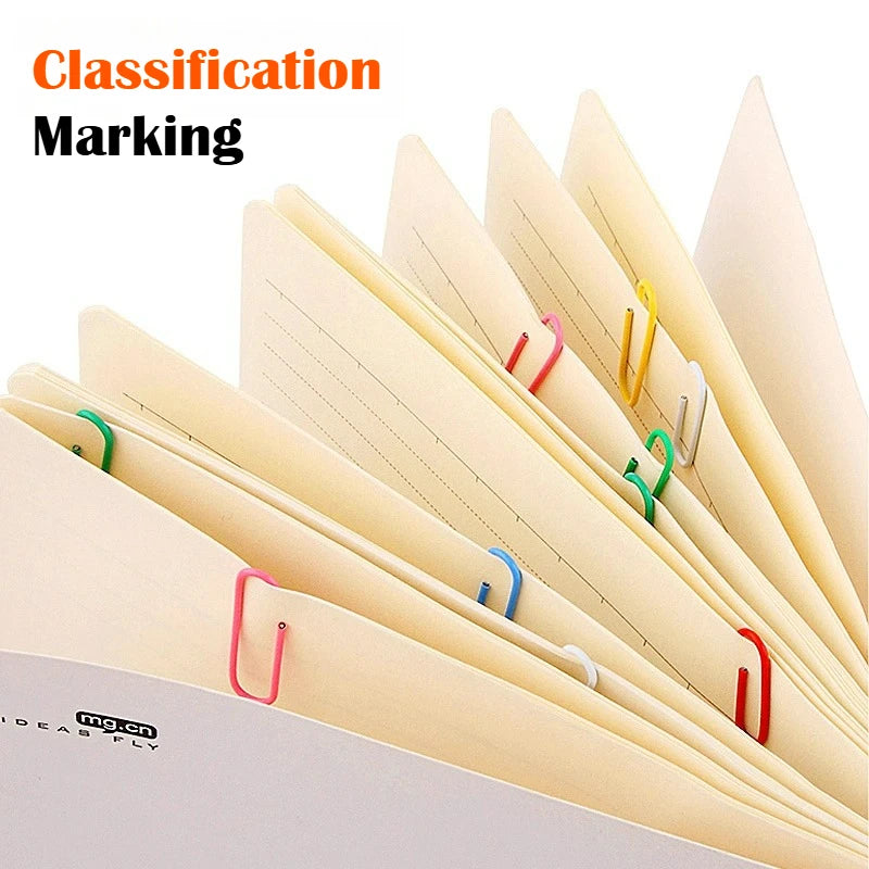 M&G Paper Clips - Silver Barrel & Cute Colorful Styles Office Supplies Small Size Ideal As Bookmarks for Organizing Papers