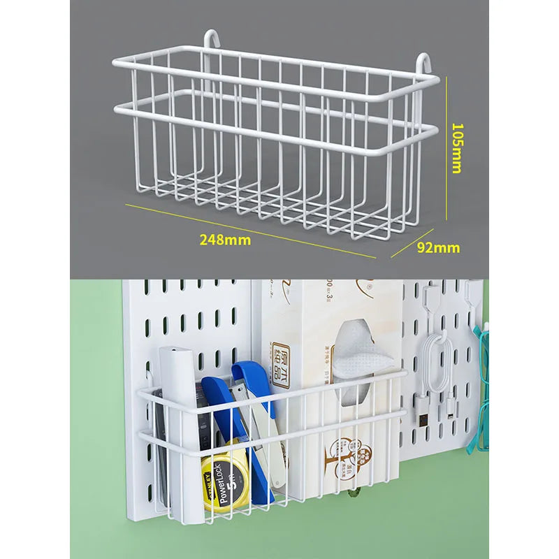Neat Plastic Pegboard  Desk Organizer with Multiple Accessories for Home Office, Craft Room and Garage Display