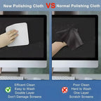 1-5pcs Universal Polishing Cloths with Box for Apple Phone IPad Screen Camera Lens Wipe Cloth Eyeglass Cleaning Microfiber Cloth