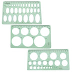 6 Sets Architecture Draft Template Rulers Various Patterns Smooth Drawing Template Multi-function Precision Hollow Ruler Kit
