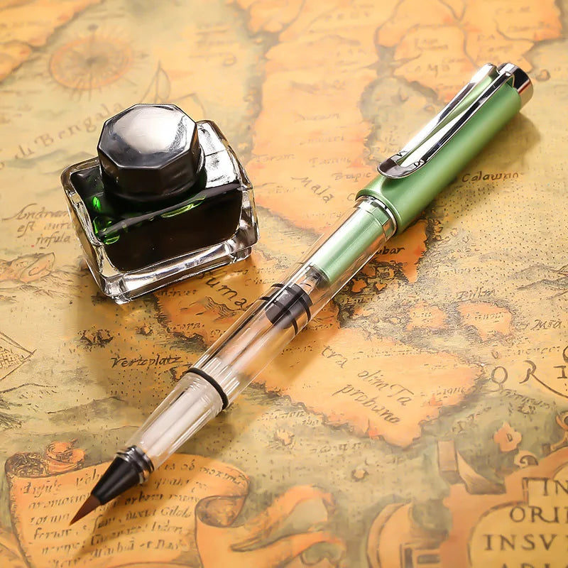 9 Color Piston Brushes Calligraphy Brushes Watercolor Brushes Paint Pen Stationery Art Schoo Supplies for Chinese Painting