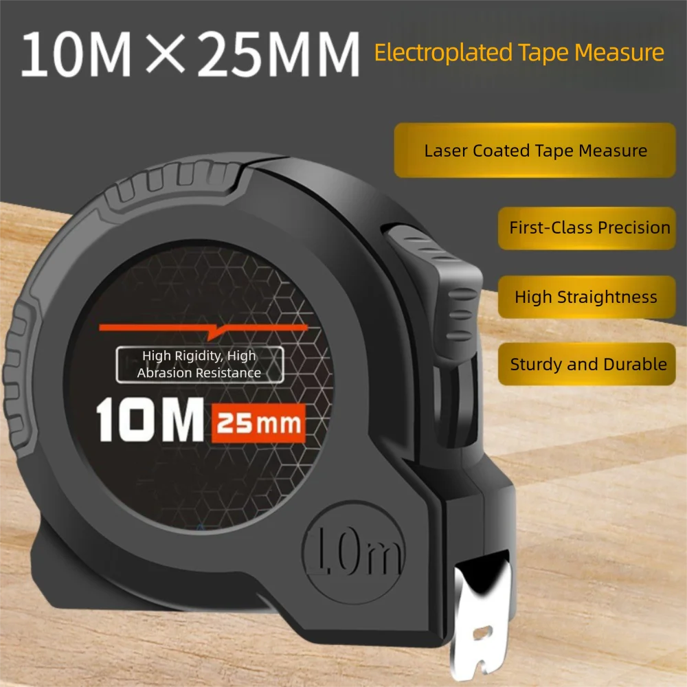 High-precision Portable Thickened Drop-resistant Steel Tape Measure 3/5/7.5/10m Ranging Tool Tape Measure
