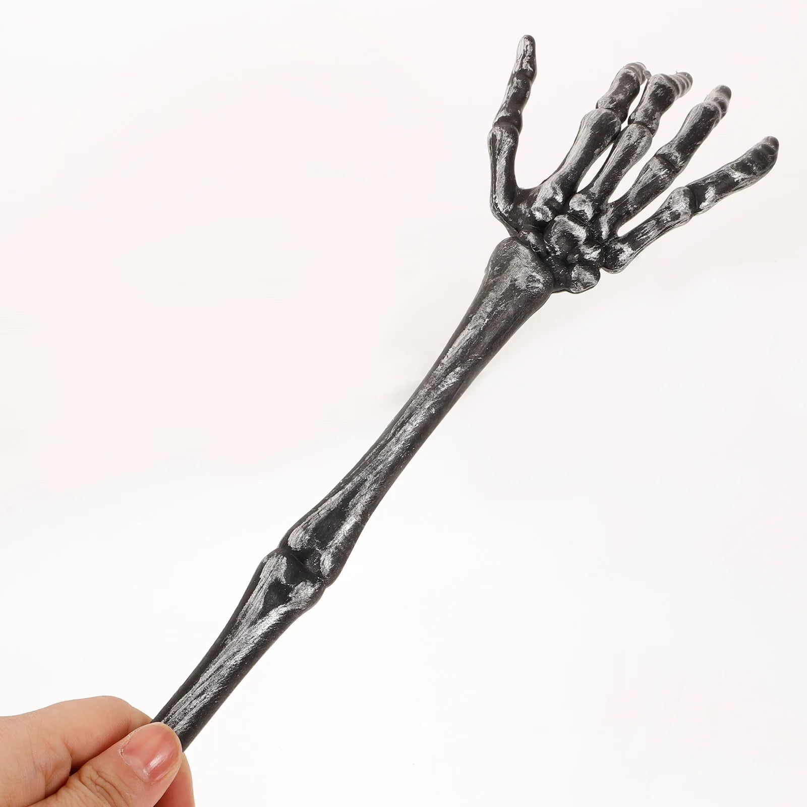 2 Pcs Salad Spoon Decorate Skull Claw Dessert Spoons Making Tools Mixing Hands Plastic Serving Forks