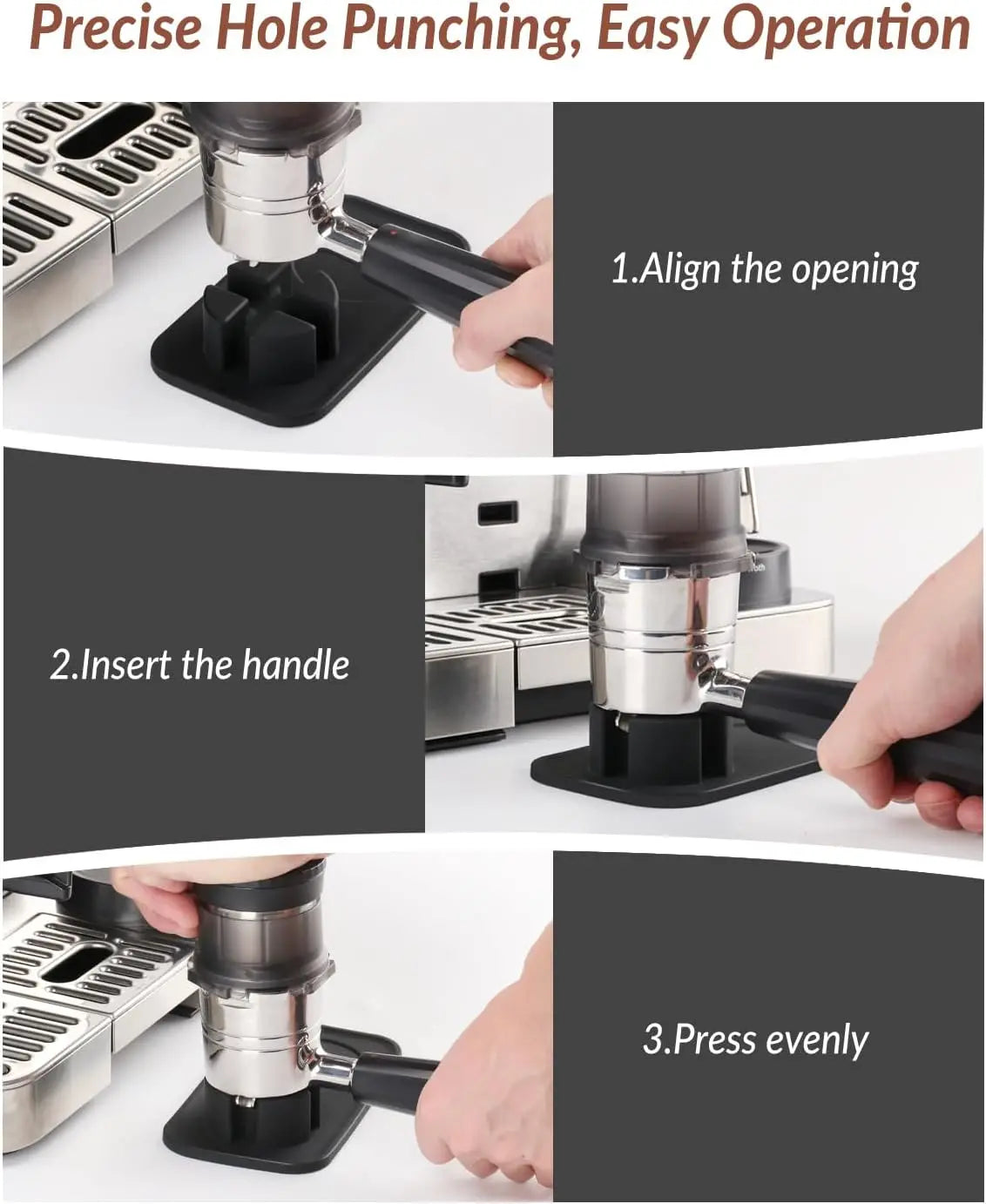 Tamping Mat for Ninja Luxe Cafe Espresso Machine ES601 Food-Grade Silicone  Tamper Holder Non-Slip Accessories