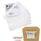100pcs Clear Self-Adhesive Shipping Label Sleeves 4.5" x 5.5" - Waterproof Mailing Envelopes, Top Loading Packing List