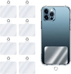 10/5/1Pcs Universal Tpu Mobile Phone Anti-lost Lanyard Card Gasket Nylon Detachable Phone Hanging PLR Strap Patch Tether Pad