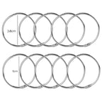 1-10PCS Binder Rings Loose Leaf Metal Book Ring Album Scrapbook Binders Craft Photo Organizer Keychain For Home Office
