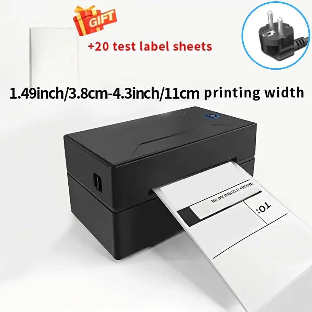 Marklife Thermal Printer Black Bluetooth Inkless HD Printer Maker Compatible Mac,iOS,Windows For School Office Small Business