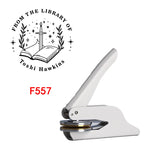 Custom Embosser Stamp,From the Library Embosser,Personalized Book Embosser Stamps,Custom Logo,Magic School,Gift for Book Lover