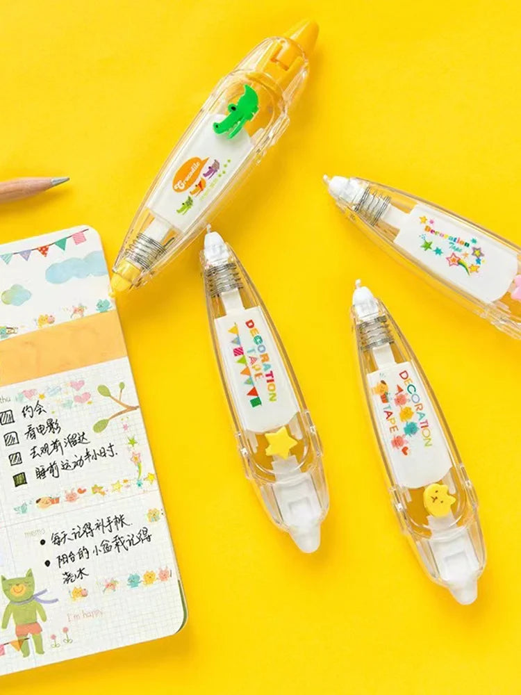 1pc Cute Kawaii Mechanical Design Correction Tape - Perfect for Decorating Diaries and School Supplies