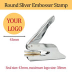 Customized Embossed Stamp Personalized Custom Book Embosser Seal Wedding Invitation Logo Customization Embossing Paper Stamps
