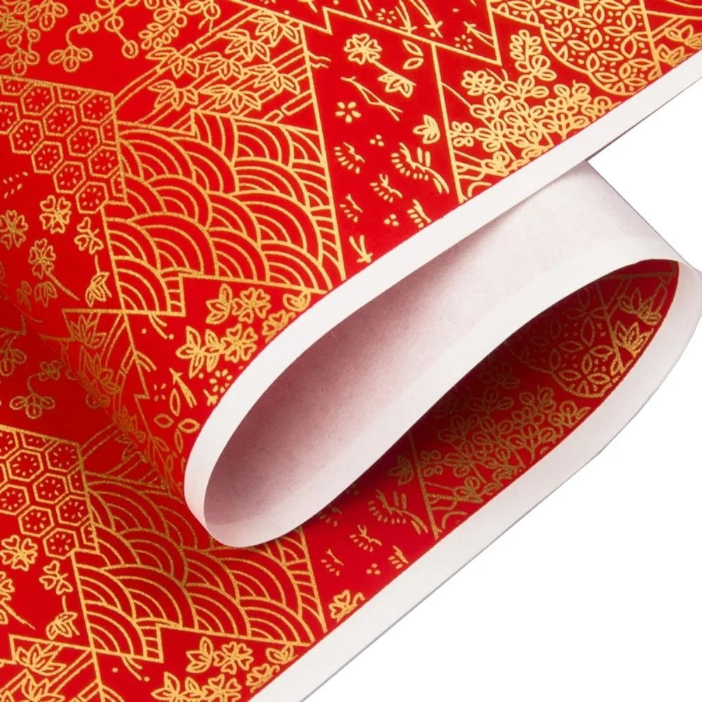 Art Material Japanese Style Gift Wrap Paper Sakura Pattern 42*58cm Origami Paper Paper-cut Folding Paper Paper Cutting