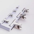 6Pcs Metal Paper Clip Foldback Metal Binder Clips Multi-functional Clamp Binder Paper Clips Office School Stationery Supplies
