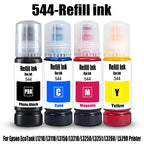 544 Dye Refill ink Premium quality Dye Ink for For Epson EcoTank L1210 L3110 L3150 L3210 L3250 L3251 L3260 L5290 Printer