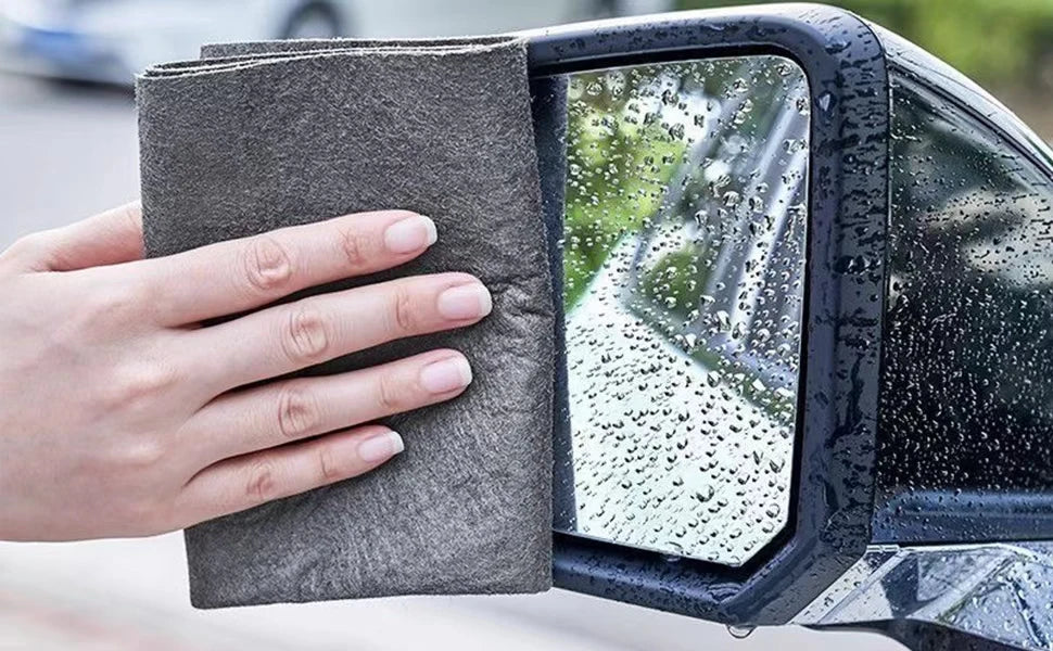 1/5 Magic Cleaning Cloth, Microfiber Glass Cleaning Towel, Reusable, Washable, Lint-Free, Suitable for Kitchen Glass and Cars