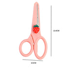 1pcs Cartoon Child Safety Scissors Stationery DIY Paper Cutting Cute Student Office Portable Art Scissors Tool