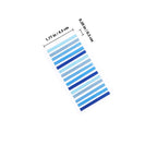 4Set Reading Tabs Ultra-Thin Repositionable Index Tabs Writable Colored Book Flags for Study Notes File Classification