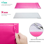 Pink Bubble 50 Pcs Envelopes for Shipping Bags Padded Envelopes for Packaging Seal Mailing Gift Padding Purple and Pink Black